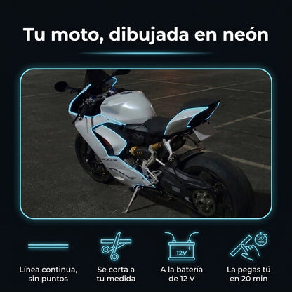 Kit de neón para tu moto