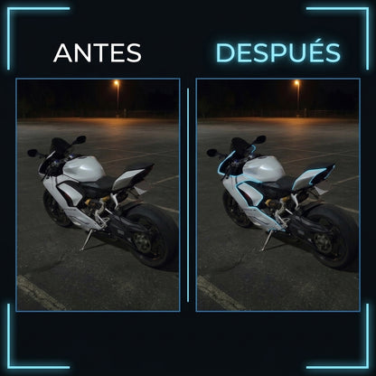 Kit de neón para tu moto