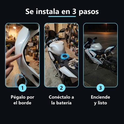 Kit de neón para tu moto