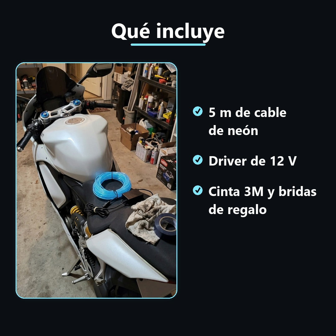 Kit de neón para tu moto