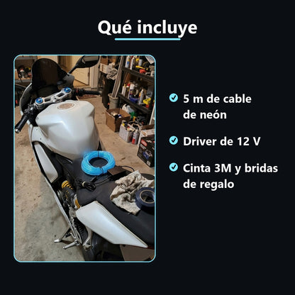 Kit de neón para tu moto