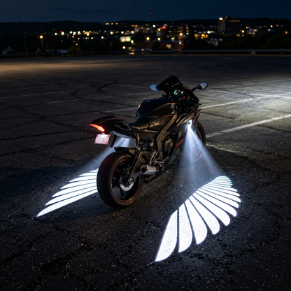 Proyector de alas de luz LED para moto