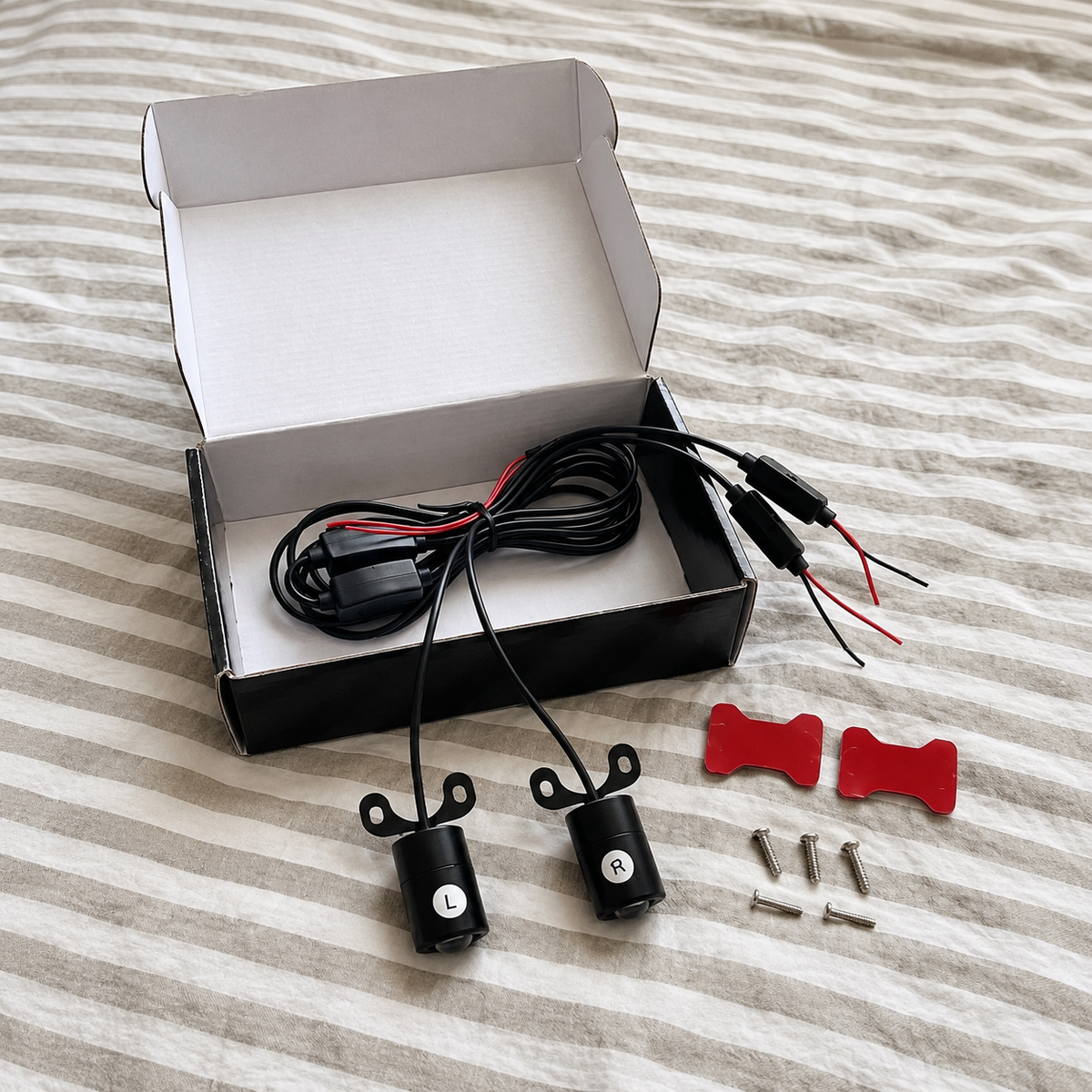 Proyector de alas de luz LED para moto