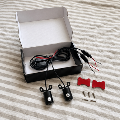 Proyector de alas de luz LED para moto